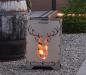 Preview: Feuertonne mit Hirschmotiv